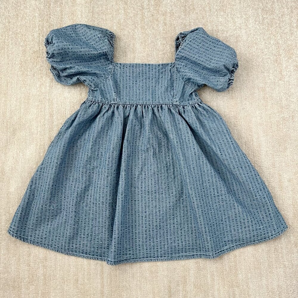 Levi’s Blue Cotton Summer Mini Dress With Pocket M